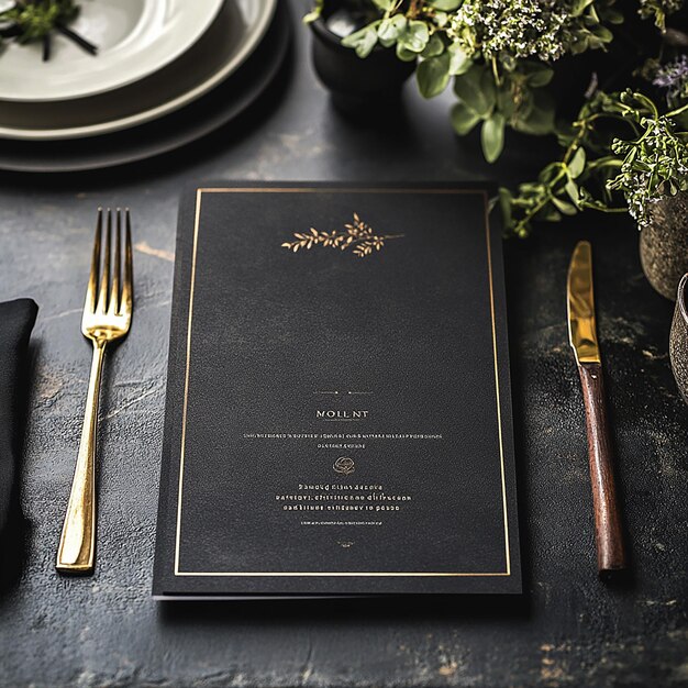 Classic Elegance Wedding Menu